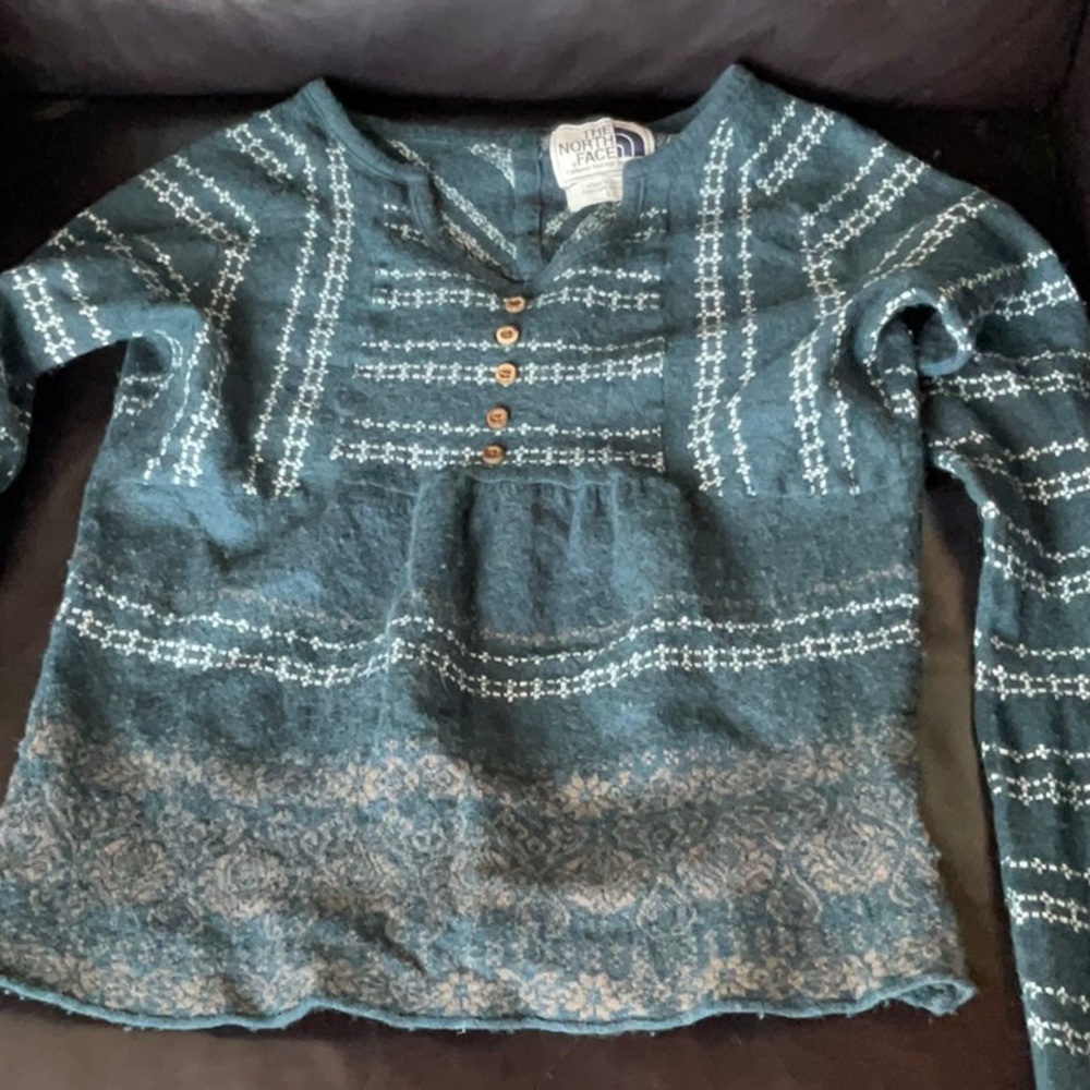North Face Lightweight wool sweater.